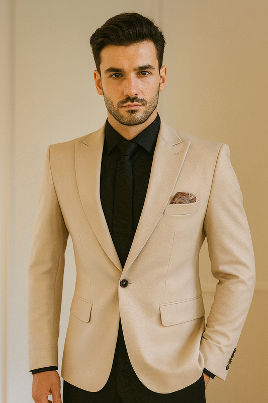 Levoro™ Slim-Fit Blazer – Turkish Made Elegance