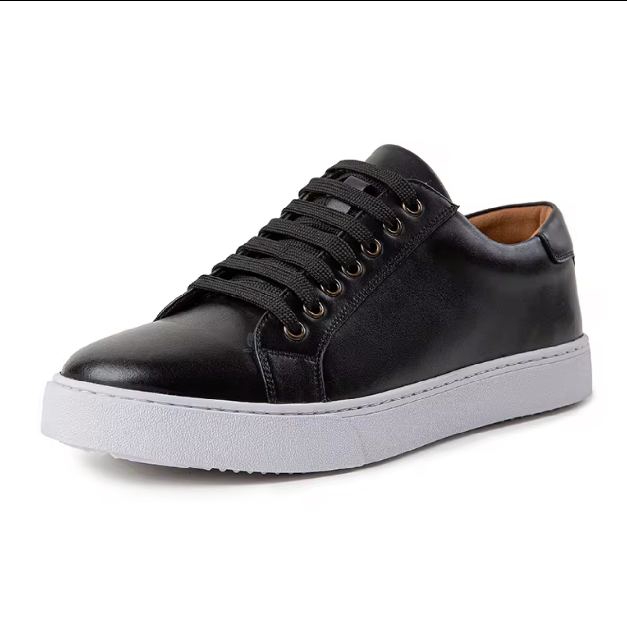 Levoro™ Classic Genuine Leather Sneakers – Urban Elegance Redefined
