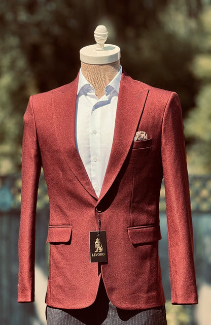 Levoro™ Slim-Fit Blazer – Turkish Made Elegance
