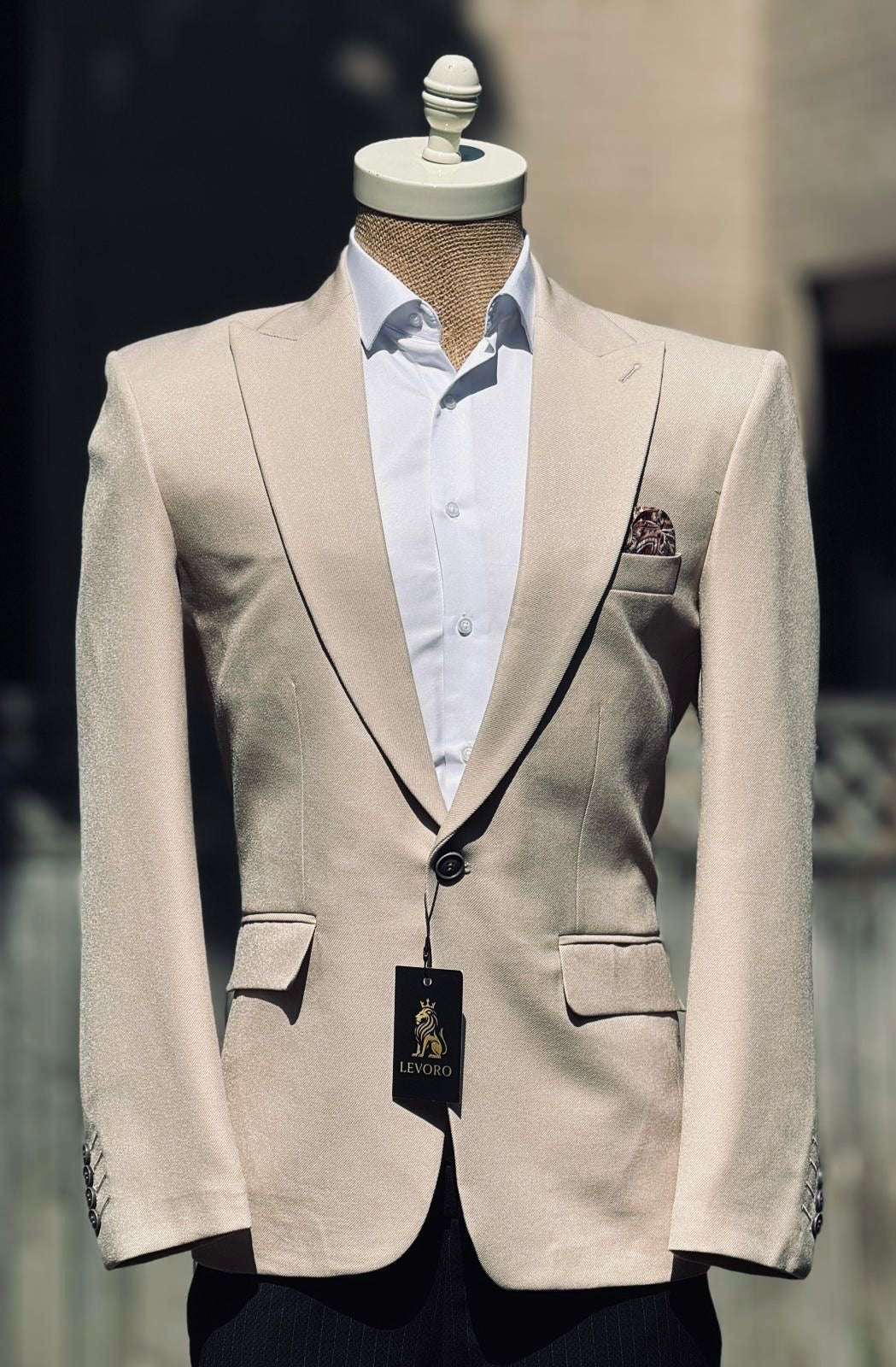 Levoro™ Slim-Fit Blazer – Turkish Made Elegance