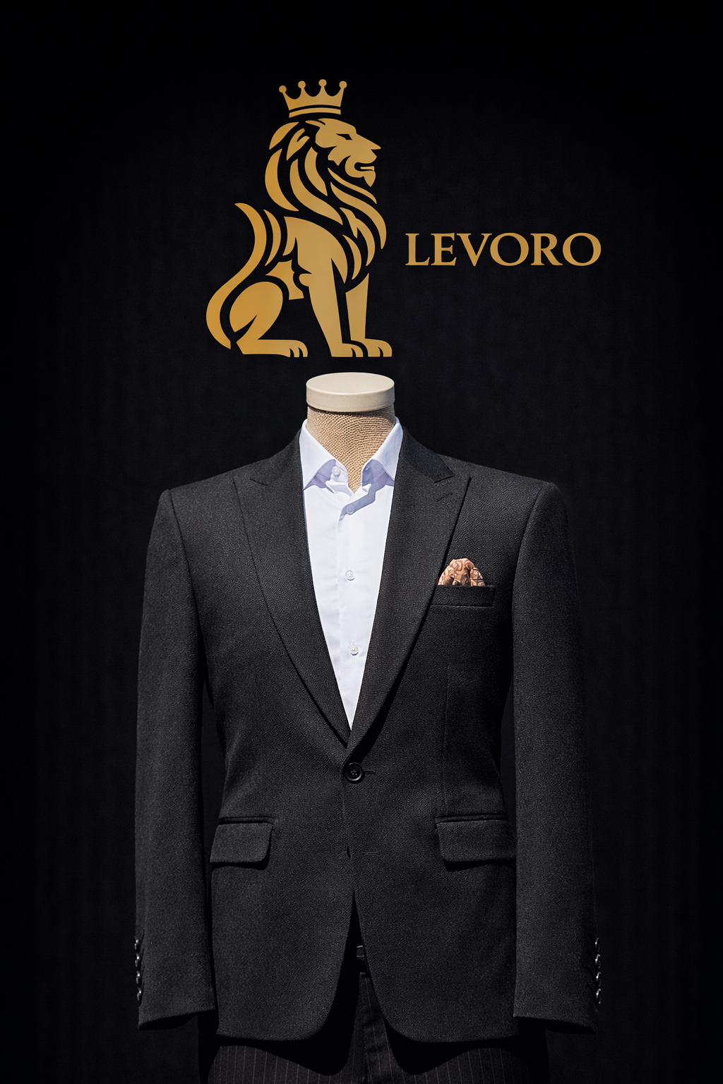 Levoro™  Black Slim-Fit Blazer – Turkish Made Elegance