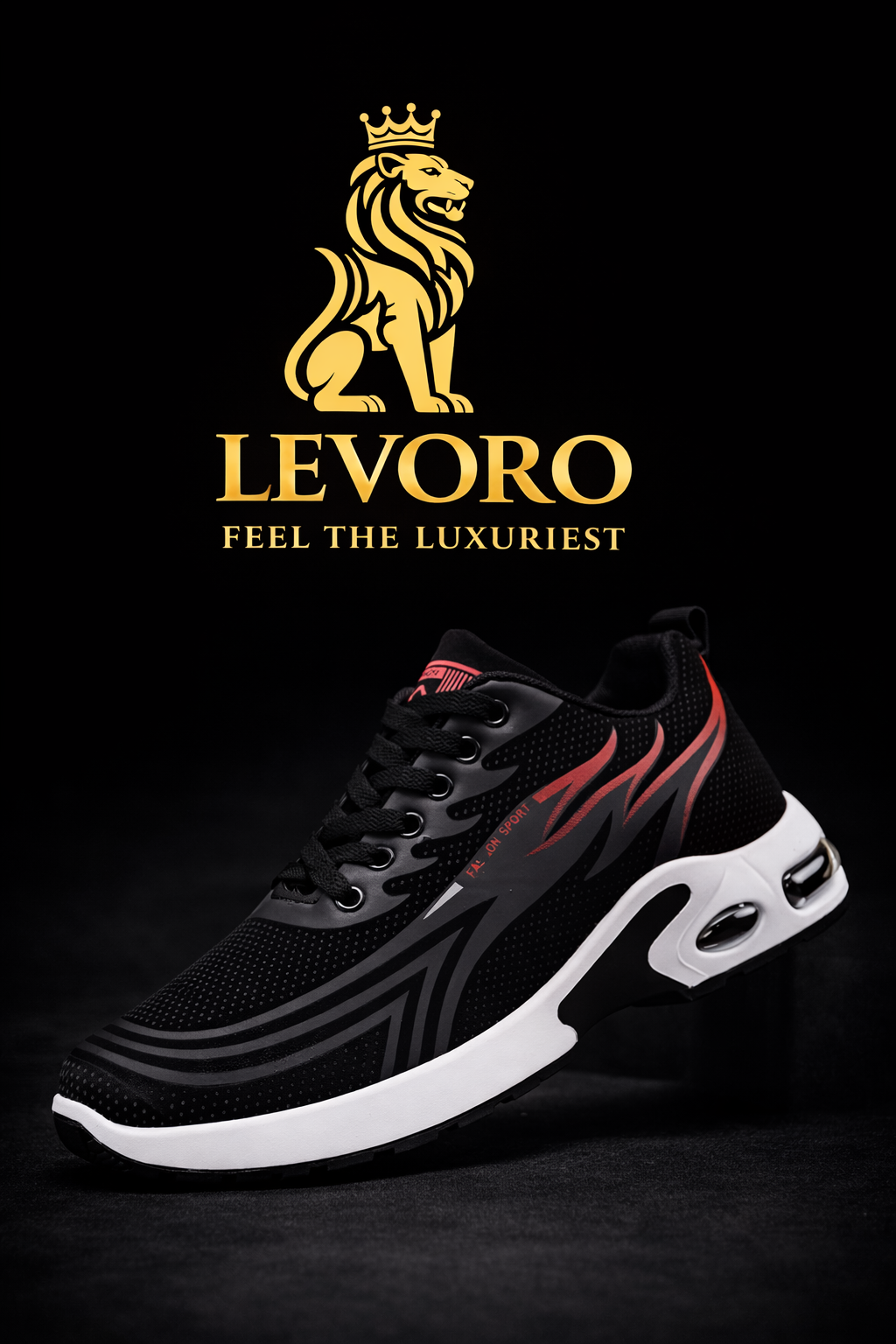 Levoro™ Sport Air Runner – Lightweight Performance Sneaker