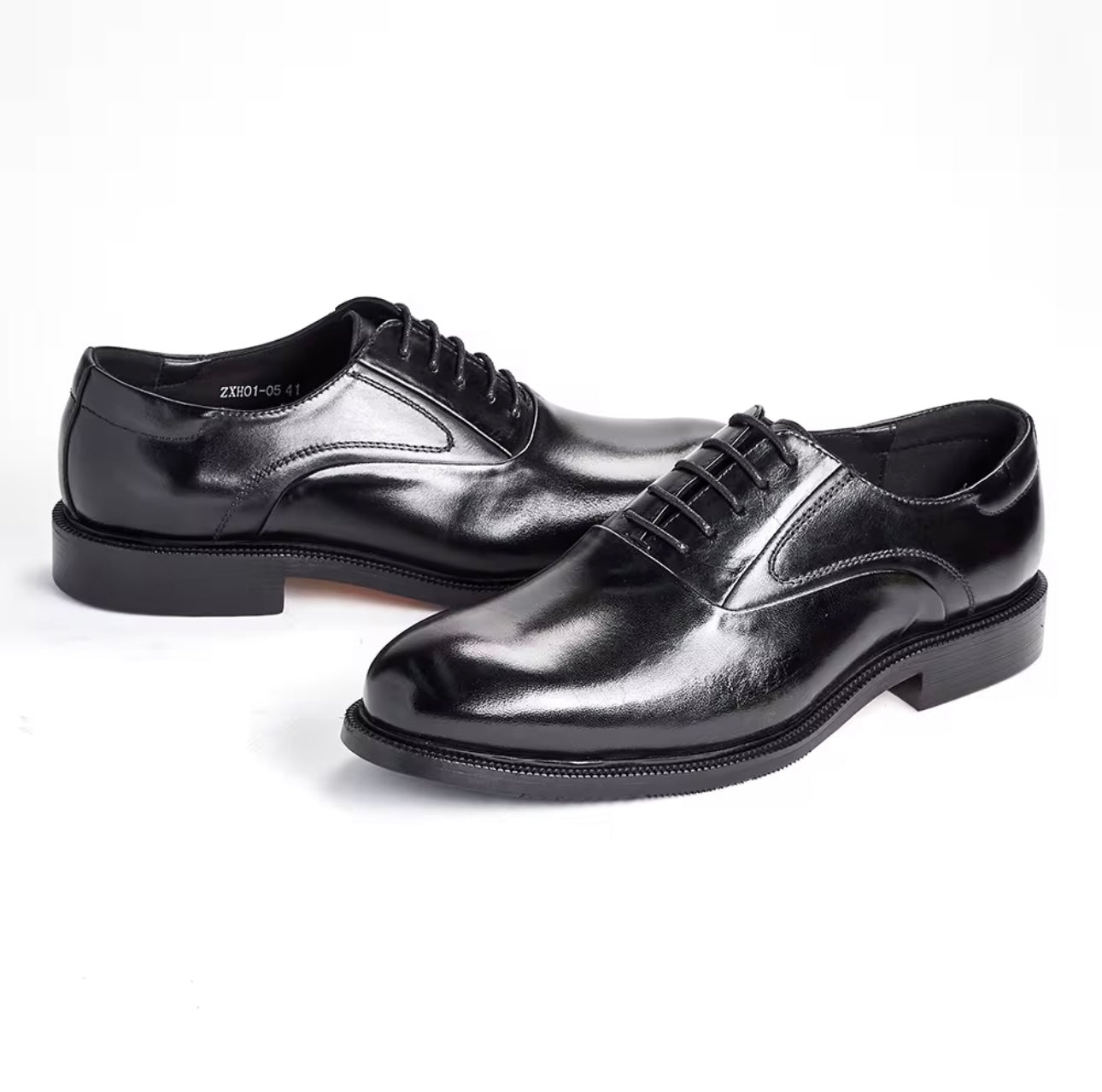 Levoro™ Classic Oxford Dress Shoes – Premium Handcrafted Elegance