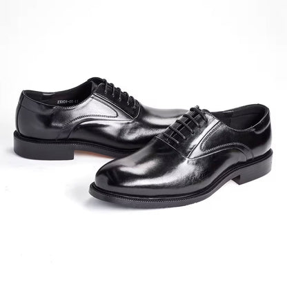 Levoro™ Classic Oxford Dress Shoes – Premium Handcrafted Elegance