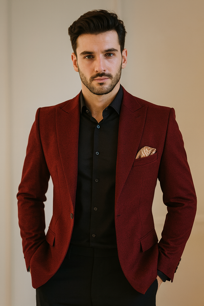 Levoro™ Slim-Fit Blazer – Turkish Made Elegance