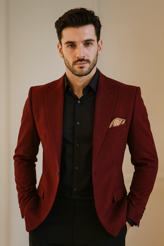 Levoro™ Slim-Fit Blazer – Turkish Made Elegance