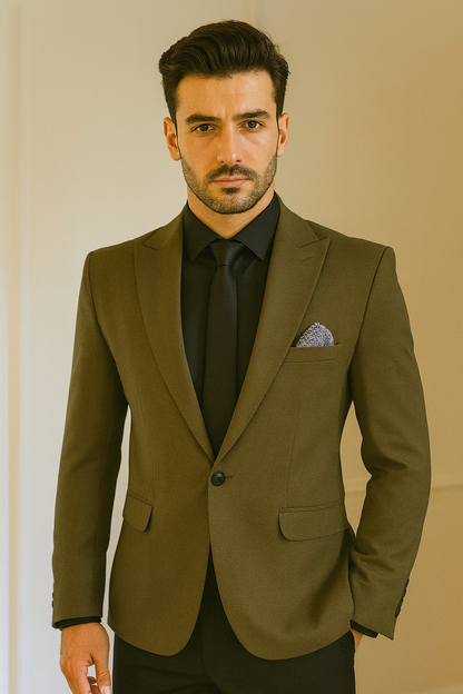 Levoro™ Slim-Fit Blazer – Turkish Made Elegance